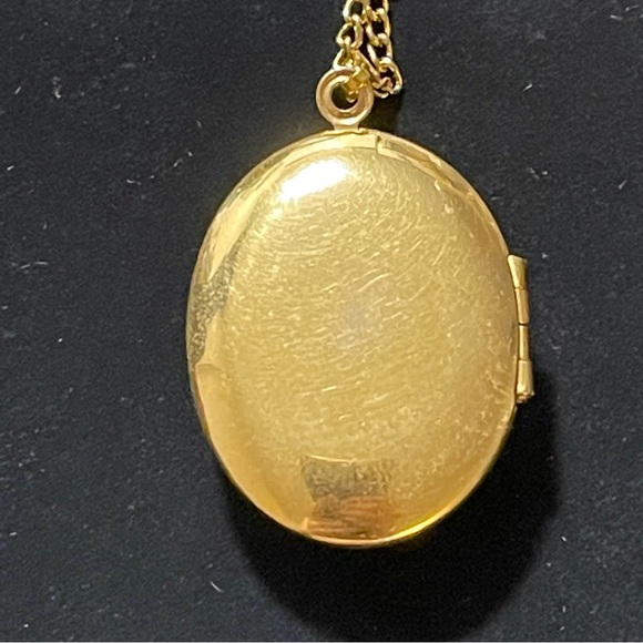 ✨ Rare Vintage Gold Filled Shell Cameo Locket Pendant - Picture 3 of 4